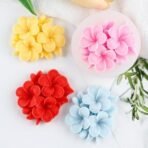 Silicone Candle Mould Flower Shape Plumeria Frangipani Flower Design Fondant Mold for Candy Chocolate Cake Decoration Molds Clay Epoxy Resin Soap Making Chrysanthemum Moulds - Fast Shipping to USA & Canada - Image 6