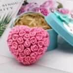 SMELLO 3D Rose Flower Love Heart Candle Mold ? Stylish Silicone Mold for Handmade Candles & Soap Crafting | Resin Art | DIY Art Moulds (SCM-164) - Fast Shipping to USA & Canada - Image 4