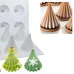 8 Cavity Silicone Christmas Mould for Xmas Tree Candle Wax Melts Aromatherapy Home Decor DIY Christmas Party Cake Mold Chocolate Cupcake Muffin Baking Tray Mousse Dessert Soap Mold Handmade Gift - Fast Shipping to USA & Canada - Image 4