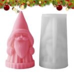 Christmas Candle Mould for Holiday Crafts and Decorations (Santa Mould) - Fast Shipping to USA & Canada - Image 4