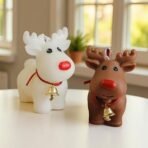 3D Cute Elk Candle Mold-Funny Reindeer Candle Mold-Animal Deer-DIY Aromatherapy Plaster Soap Mold, DIY Xmas Theme Resin Mould - Fast Shipping to USA & Canada - Image 4
