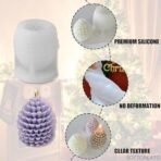 Christmas Pine Cone Candle Mold I 3D Pinecone Silicone Mould I Christmas Epoxy Resin Moulds I for DIY Handmade Chocolate, Candle Making, Cake decor, Aromatherapy, Soap, Resin Art Craft Making, Home Party Decoration (Pine Cones) - Fast Shipping to USA & Canada - Image 6