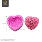 SMELLO 3D Rose Flower Love Heart Candle Mold ? Stylish Silicone Mold for Handmade Candles & Soap Crafting | Resin Art | DIY Art Moulds (SCM-164) - Fast Shipping to USA & Canada - Image 6