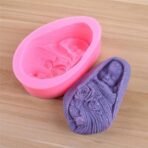 Smello Baby Silicone Fondant Chocolate Candy Mold, Cake Decoration Tools, Baby Shower Soap Candle Mold, Plaster Polymer Clay Mould (BM - 106) - Fast Shipping to USA & Canada - Image 4