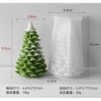 Big Christmas Tree Candle Mold Silicone Soap Epoxy Resin Wax Mold 3D Xmas Tree Moulds for Candle Making Craft Cake Chocolate Making DIY Christmas Party Gift Home Party Decoration - Fast Shipping to USA & Canada - Image 3