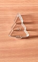 Acrylic Christmas Tree Shaped Tealight Cups (25 Pcs) with 1 Inch Wick (25 Pcs), Polycarbonate Pre-Waxed Empty Tree Shape Tealight Containers/Mould With 25 Candle Wicks (25pcs) for DIY Candle Making - Pack of 25 Pcs - Fast Shipping to USA & Canada - Image 3