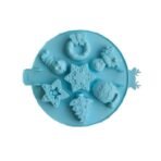 LEGACYCART 7-Cavities Christmas Chocolate Mould, Candy Baking, 3D Snowflake, Snowman Xmas Tree, Star, Reindeer, Santa Claus Face, Wreath Shape Mold for DIY Handmade Soap Candles Jelly Fondant, Gummy - Fast Shipping to USA & Canada - Image 5