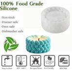 Knitting Knot Shape Tealight Holder Mold, Unique 3D Candle Holder Silicone Resin Mold, Cylinder Jewelry Holder Container Storage Mold for Epoxy Resin Concrete Art Craft Home Xmas Decor (PACK OF 1) - Fast Shipping to USA & Canada - Image 4