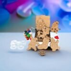 LIGHTER HOUSE DIY Christmas Ornament Painting Activity Kit, Christmas Decoration Craft Making Kit with Box Packing | Decorate and Paint Your Own Wooden Ornaments Kits ?(Pack of 01) - Fast Shipping to USA & Canada - Image 3