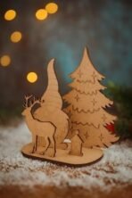 GreyArt DIY Christmas Wooden Painting Kit for Kids | MDF 3D Christmas Gnome, Reindeer & Tree Craft Set with Paints & Brush | Easy to Assemble Art & Craft Activity for Boys & Girls - Fast Shipping to USA & Canada - Image 3
