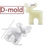 Christmas Elk Deer Silicone Candle Molds Soap Mold with Woolen Thread and 8 Pcs Bells, DIY Xmas Theme Resin Mould for Home Party Decoration, Handmade Soap - Fast Shipping to USA & Canada - Image 5