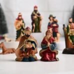 Floweraura Decorative Christmas Crib Nativity Jesus Family Set 10 Pieces Christmas Gifting for Neighbour, Employees, Friends, Colleague | Showpiece Idol for Home Decor - Fast Shipping to USA & Canada - Image 5