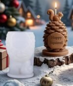 Candle Mould Silicone,Christmas Candle Moulds,Christmas Tree Candle Mould, DIY Silicone Mold Suitable for Candles, Soap, Baking, Festival Decoration, Easy Demoulding - Fast Shipping to USA & Canada - Image 7