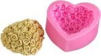 SMELLO 3D Rose Flower Love Heart Candle Mold ? Stylish Silicone Mold for Handmade Candles & Soap Crafting | Resin Art | DIY Art Moulds (SCM-164) - Fast Shipping to USA & Canada - Image 3