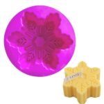 MoldBerry Silicone Candle Mold | Snowflake Candle Mould | Christmas Special, Party, Gifting, Diwali Multipurpose Candle Mould | Candle Moulds for Candle Making - (Multicolor - PK1) - Fast Shipping to USA & Canada