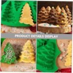 5 SLot Silicone Christmas Tree Mould DIY Baking Christmas Chocolate Candy Cake Muffin Jello Pudding Christmas Holiday Dessert Resin Home Decoration Candle Waxmelts Xmas Tree Handmade Soap Mold - Fast Shipping to USA & Canada - Image 4