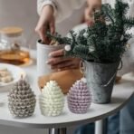 Christmas Pine Cone Candle Mold I 3D Pinecone Silicone Mould I Christmas Epoxy Resin Moulds I for DIY Handmade Chocolate, Candle Making, Cake decor, Aromatherapy, Soap, Resin Art Craft Making, Home Party Decoration (Pine Cones) - Fast Shipping to USA & Canada - Image 7
