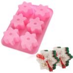 LEGACYCART Snowman Snowflakes Christmas Tree Stockings Bells Chocolate Party Cake Decorating Tools DIY Silicone Mold Gumpaste Homemade soap and Candle Mould Christmas Baking Decoration Supplies - Fast Shipping to USA & Canada