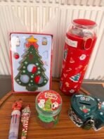 Radhya Accessories Christmas Hamper for Kids | Gift Box for Girls & Boys | Festive Stationery Set | Secret Santa Gift | Christmas Activity Kit | Xmas Present | Creative Art & Craft Gift Set for Children - Fast Shipping to USA & Canada - Image 2