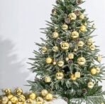 VRB Dec? 24 Pcs Christmas Balls Ornaments Shatterproof Gold Xmas Trees Parties Decorations Balls for Holiday Wedding Party Decoration,with Hanging Hole (Golden & Red Mix 4 Cm) - Fast Shipping to USA & Canada - Image 7