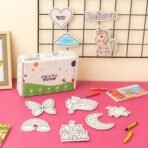 NESTA TOYS - DIY Unicorn Magnets (10 Pcs) | Mess-Free Art & Craft Activity for Girls & Boys | Art Kits & Supplies | DIY Creative Activity | Gifts for Kids Ages 6, 7, 8, 9, 10, 11, 12 Years - Fast Shipping to USA & Canada - Image 2