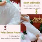 Candle Making Moulds 3D Christmas Tree Candle Mould Silicone Making DIY Cake Soap Suppliesfor Handmade Gift Home Decration Craft DIY - Fast Shipping to USA & Canada - Image 7