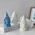 Christmas Candle Mould for Holiday Crafts and Decorations (Santa Mould) - Fast Shipping to USA & Canada