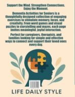 Dementia Activities for Seniors: Fun and Easy Brain Games with Words, Mazes, and Matching to Bring Joy, Calm, and Cognitive Relief for Grandparents and Adults at Home or in Retirement Care - Fast Shipping to USA & Canada - Image 2