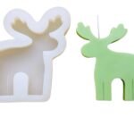 AUE Reindeer Silicone Mold | Flexible Resin Mould | Forest der Cartoon Christmas| Candle soap Art and Craft Silicone Mold - Fast Shipping to USA & Canada