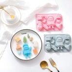 9 Slot Christmas Chocolate Mould, Candy Baking, 3D Santa Claus, Hat Snowman,Tree, Gift Boxes, Socks, Candy Stick Shape Mold for DIY Handmade Soap Candles Jelly Fondant,Gummy - Fast Shipping to USA & Canada - Image 4