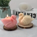 Silicone Candle Mold Set - Small Swan Design, Scented Candle For Aromatherapy Lotion Bar Bath Bomb Resin Casting Molds for Epoxy, Plaster Decor, Handmade Crafting, DIY Jewelry Making, Candle Silicone Mould Kit (PACK OF 1) - Fast Shipping to USA & Canada - Image 5
