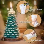 Big Christmas Tree Candle Mold Silicone Soap Epoxy Resin Wax Mold 3D Xmas Tree Moulds for Candle Making Craft Cake Chocolate Making DIY Christmas Party Gift Home Party Decoration - Fast Shipping to USA & Canada - Image 5