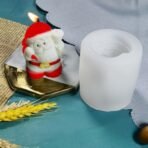 FirstTry Santa Claus Shape Candle Mold I 3D Fondant Christmas Theme Silicone Scented Wax Mould I Succulent Molds for DIY Handmade Aromatherapy, Ornament, Soap Resin Art Craft Making Home Decoration - Fast Shipping to USA & Canada - Image 4