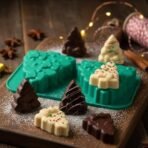 HUSAINIMART | 2 Slot Big Christmas Tree Silicone Mold 3D Xmas Tree Cake Moulds for Candle Making Christmas Cake Muffin Baking Tray Chocolate Jelly Dessert Candy Christmas Party Treats Gift Home Decoration - Fast Shipping to USA & Canada - Image 3