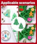 3-Piece Christmas Cookie Cutter for Gingerbread Men, Chocolate Mould and Candle Mould Silicone Set, Silicone Mould, Ideal for DIY Baking and Candle Making, Trees and Snowmen - Fast Shipping to USA & Canada - Image 7