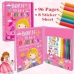 Princess Colouring Kit - Fast Shipping to USA & Canada - Image 2