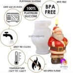 Santa Claus Shape Candle Mold | Christmas Silicone Candle Making Mould for Wax, Soap, Resin, and Home decor (Pack of 1) - Fast Shipping to USA & Canada - Image 3