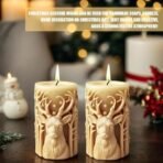 Candle Mould,Christmas Reindeer Candle Making Moulds for DIY Home Decor, Personalized Gift Creation, Holiday Craft Projects (white-01) - Fast Shipping to USA & Canada - Image 7
