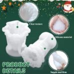 2PC Christmas Candle Moulds,Christmas Tree Silicone Candle Molds Multipurpose Moulds for DIY Crafts, Scented Candles, Soap, Chocolate, and Holiday Gifts Ideal for Christmas Decor - Fast Shipping to USA & Canada - Image 6