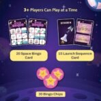 PW Curious Jr. Space Bingo Card Game Kit for Kids Ages 6-8-10-12-14 Years Old | STEM Learning & Educational Toy - Fast Shipping to USA & Canada - Image 2