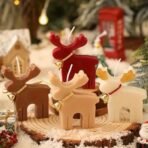 Reindeer Christmas Silicone Candle Mold Christmas Reindeer Elk Shape Mold for Xmas Candle Making Wax Melts Aromatherapy Soap Resin Casting Molds Cake Chocolate Baking Christmas Molds - Fast Shipping to USA & Canada - Image 6