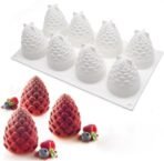 Christmas Pine Cones Silicone Candle Mould 3D Xmas Pine Tree Mold for Making Scented Candle DIY Waxmelts Resin Casting Home Decor Cake Chocolate Candy Mousse Dessert Christmas Party Decor Gift - Fast Shipping to USA & Canada