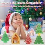 3Pcs Christmas Candle Moulds, Molds for Candle Making, Material Mold for DIY Home Decor, Religious Crafts & Wax Sculptures - Easy Release, Durable Candle Mold for Candle Making Enthusiasts (3pcs) - Fast Shipping to USA & Canada - Image 6