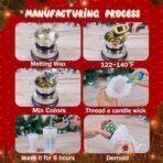 Big Christmas Tree Candle Mold Silicone Soap Epoxy Resin Wax Mold 3D Xmas Tree Moulds for Candle Making Craft Cake Chocolate Making DIY Christmas Party Gift Home Party Decoration - Fast Shipping to USA & Canada - Image 7