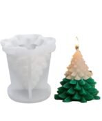 Christmas Candle Mold, Christmas Tree Candle Mould, Candle Making Kit, Tree Shaped Candle Making Mold for DIY Candles, Soap, Chocolate, 8.5 x 8.4 cm - Fast Shipping to USA & Canada