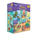 Imagimake 5-in-1 Awesome Craft Kit- Kids - Arts and Crafts for Kids Ages 6-8 || 5 Craft Techniques- 15+ Projects - Gift for 5, 6, 7, 8 Year Old Girls & Boys, Multi, Paper, Clay - Fast Shipping to USA & Canada