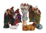 Arte House Polymarble Realistic Christmas Nativity Crib Set Large, 7.5 inches, Multicolor, Set of 11 Pieces(Made in India), Love - Fast Shipping to USA & Canada