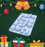 16 Slot Christmas Chocolate Mold Candy Baking 3D Reindeer Snowflake Cane Xmas Tree Santa Claus Shape Mold DIY Handmade Soap Candles Jelly Fondant Gummy Cake Cupcake Decoration Desserts Mold - Fast Shipping to USA & Canada - Image 7