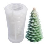 Christmas Tree Candle Mould, Christmas Candle Moulds,Candle Mould, Unique Christmas Tree Candle Making, Christmas Mould Silicone Ideal for Homemade Gifts and Festive Decorations - Fast Shipping to USA & Canada