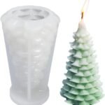 Cedar Christmas Tree Candle Mould I 3D Fondant Silicone Scented Wax Mould I Special for Christmas Succulent Molds for DIY Handmade Ornament Cake decor Aromatherapy Soap Resin Art Craft - Fast Shipping to USA & Canada